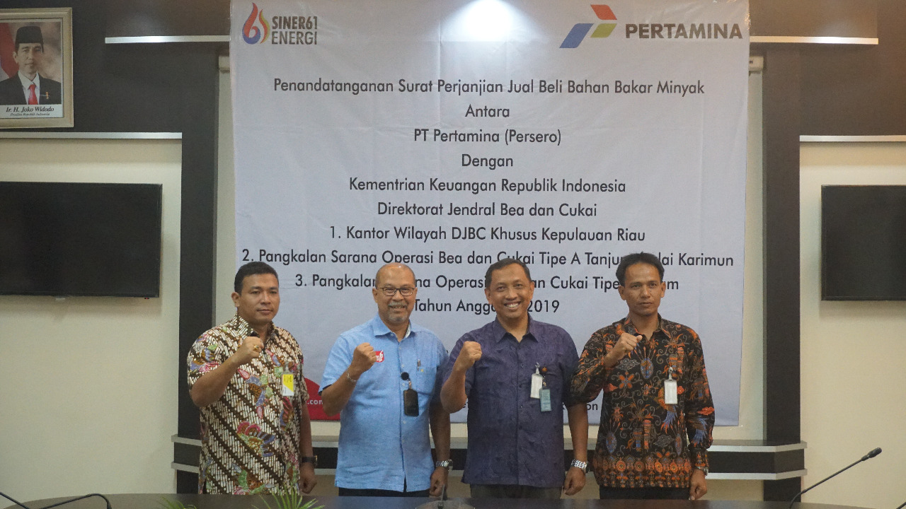 Pertamina MOR I dan Direktorat Jendral Bea & Cukai Teken Perjanjian Jual Beli BBM